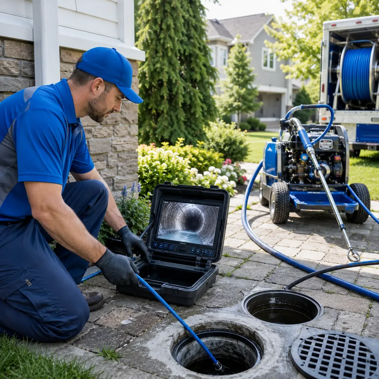 Outdoor drain cleaning professionals serving Orange, TX